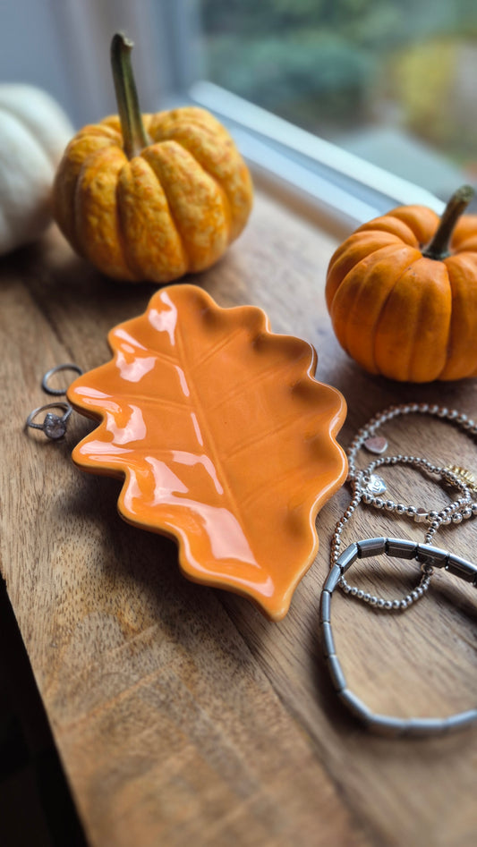 Autumn Leaf Trinket Dish