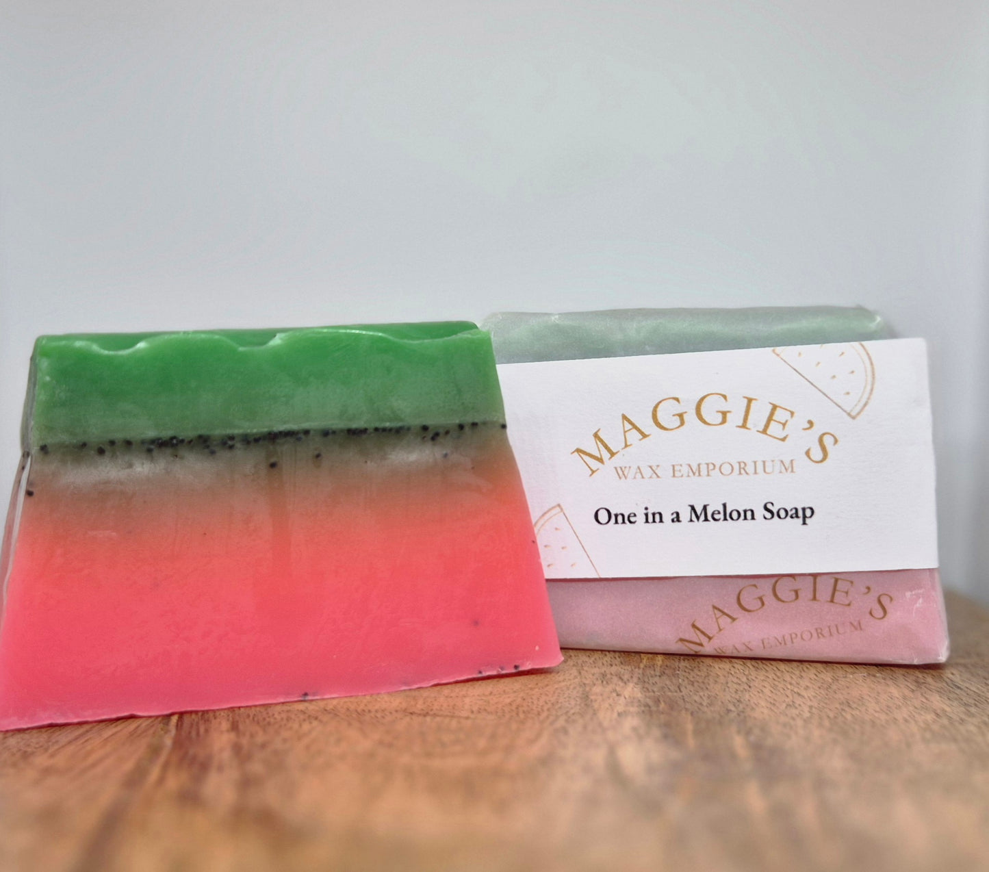 One in a Melon Soap Slice