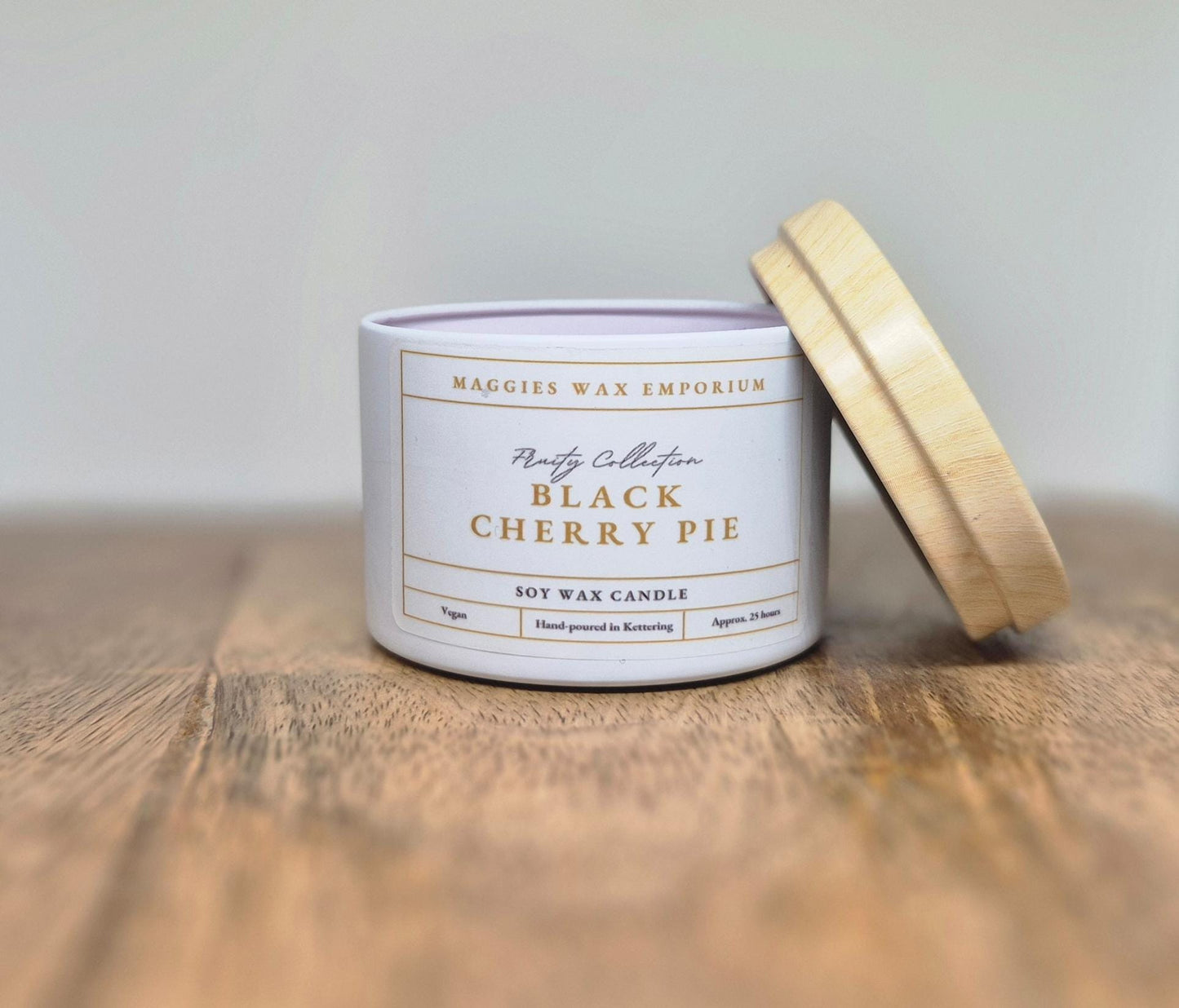 Black Cherry Pie - Small Tin Candle