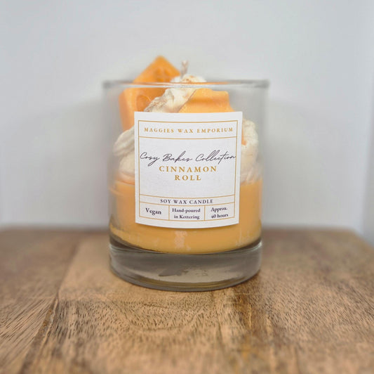 Whipped Cinnamon Roll - Glass Candle