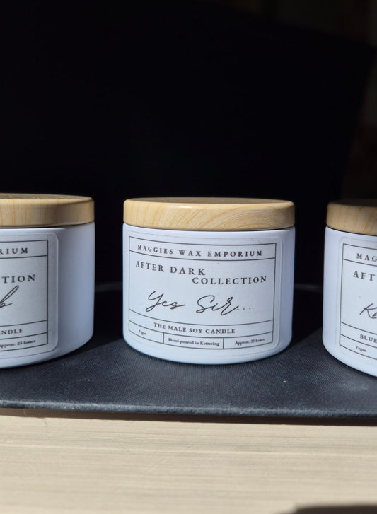 Yes Sir The Male Small Tin Candle - After Dark Collection