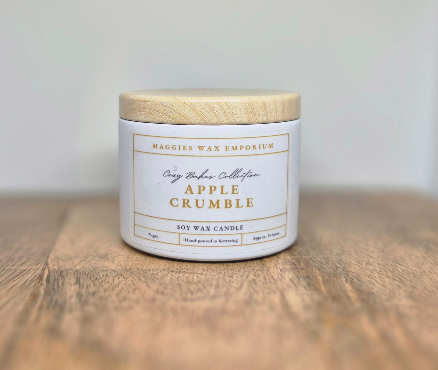 Apple Crumble - Small Tin Candle