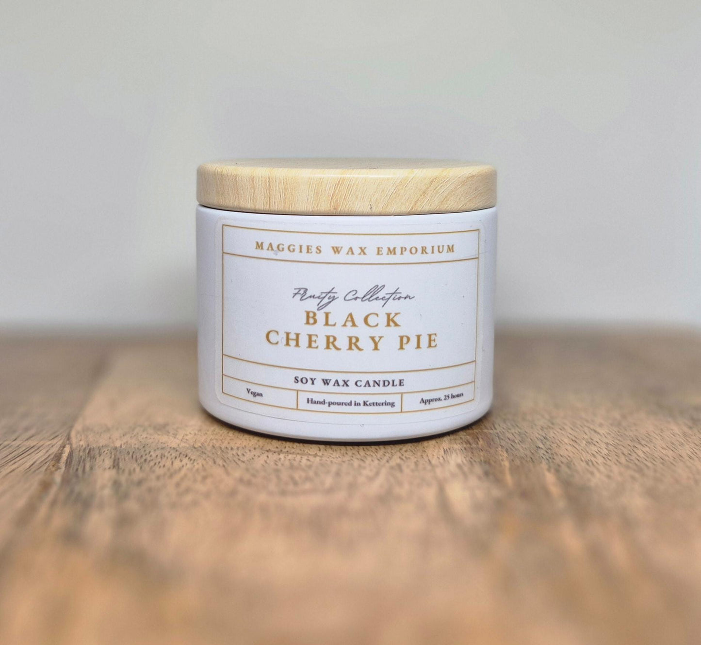 Black Cherry Pie - Small Tin Candle