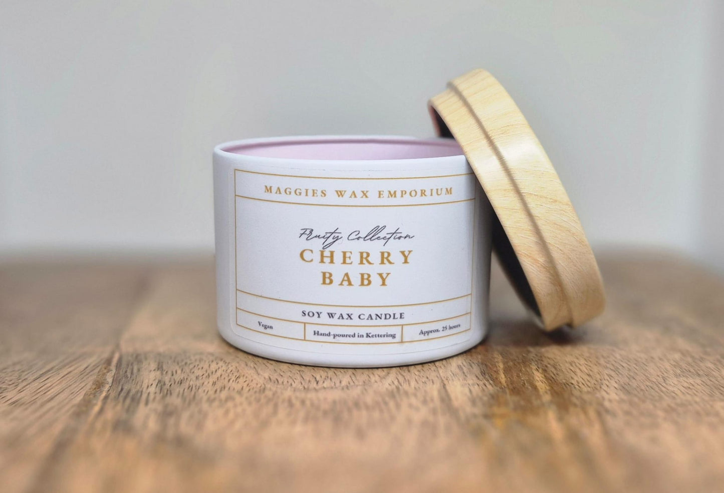 Cherry Baby - Small Tin Candle