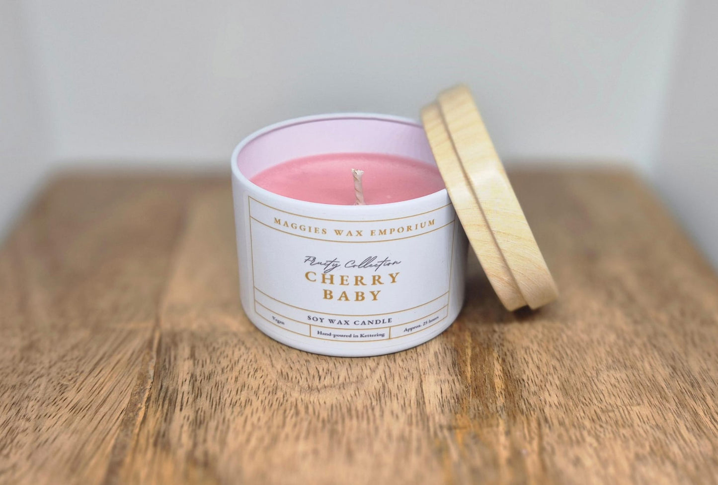 Cherry Baby - Small Tin Candle