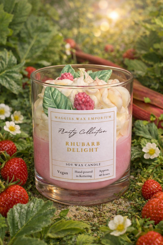 Rhubarb Delight - Whipped Soy Candle