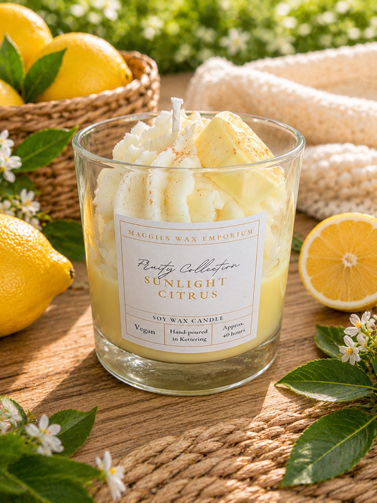 Sunlight Citrus - Whipped Soy Glass Candle