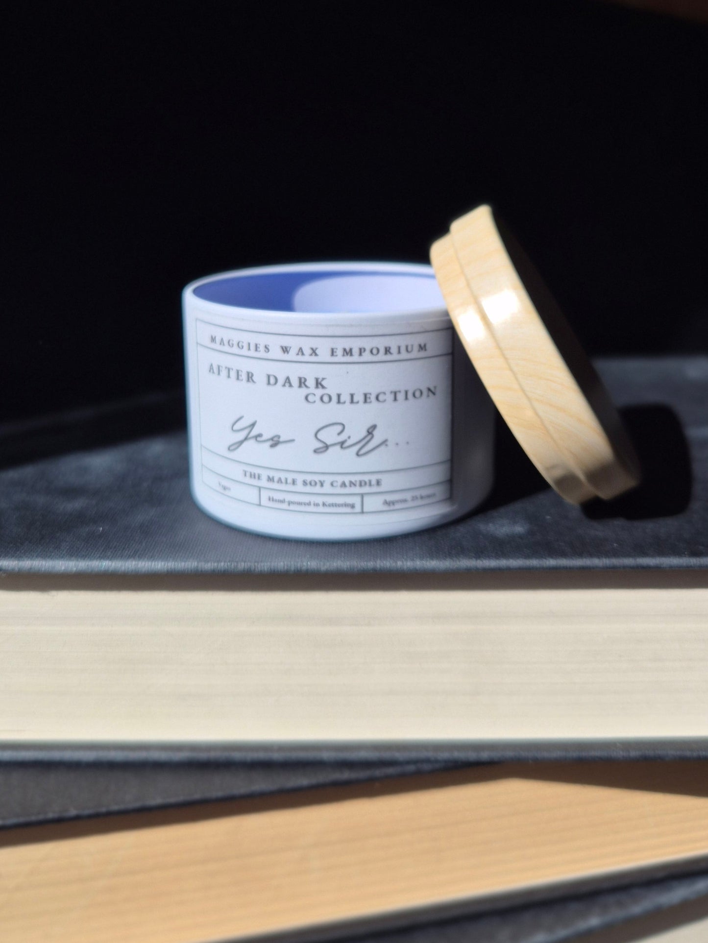 Yes Sir The Male Small Tin Candle - After Dark Collection
