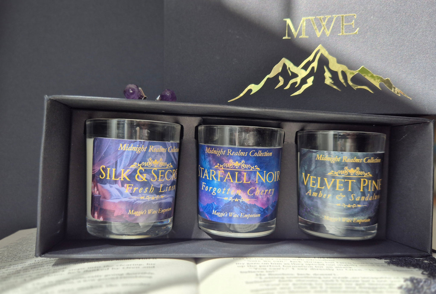 Velvet Pines Small Soy Wax Candle