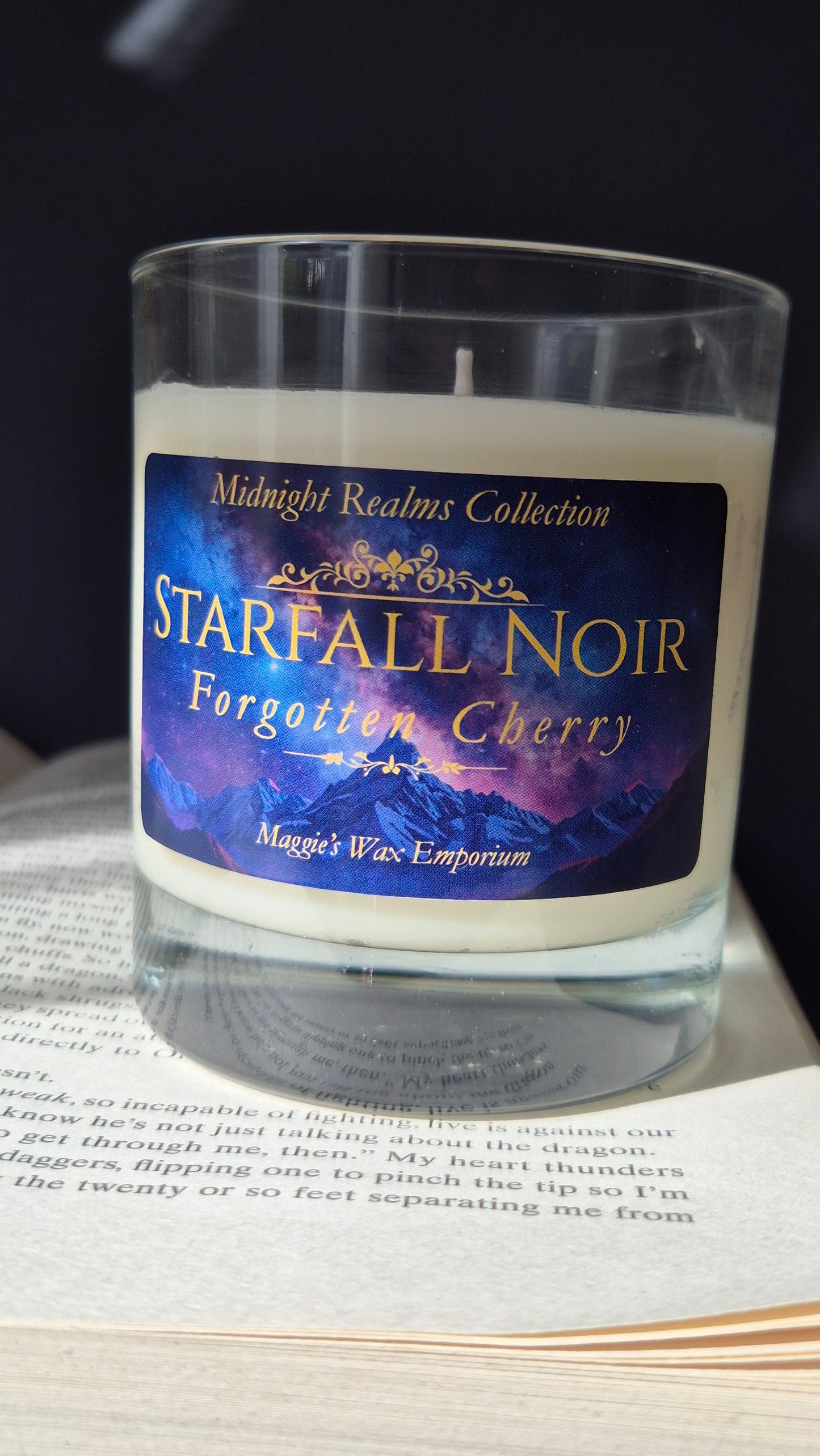 Starfall Noir Large Soy Wax Candle