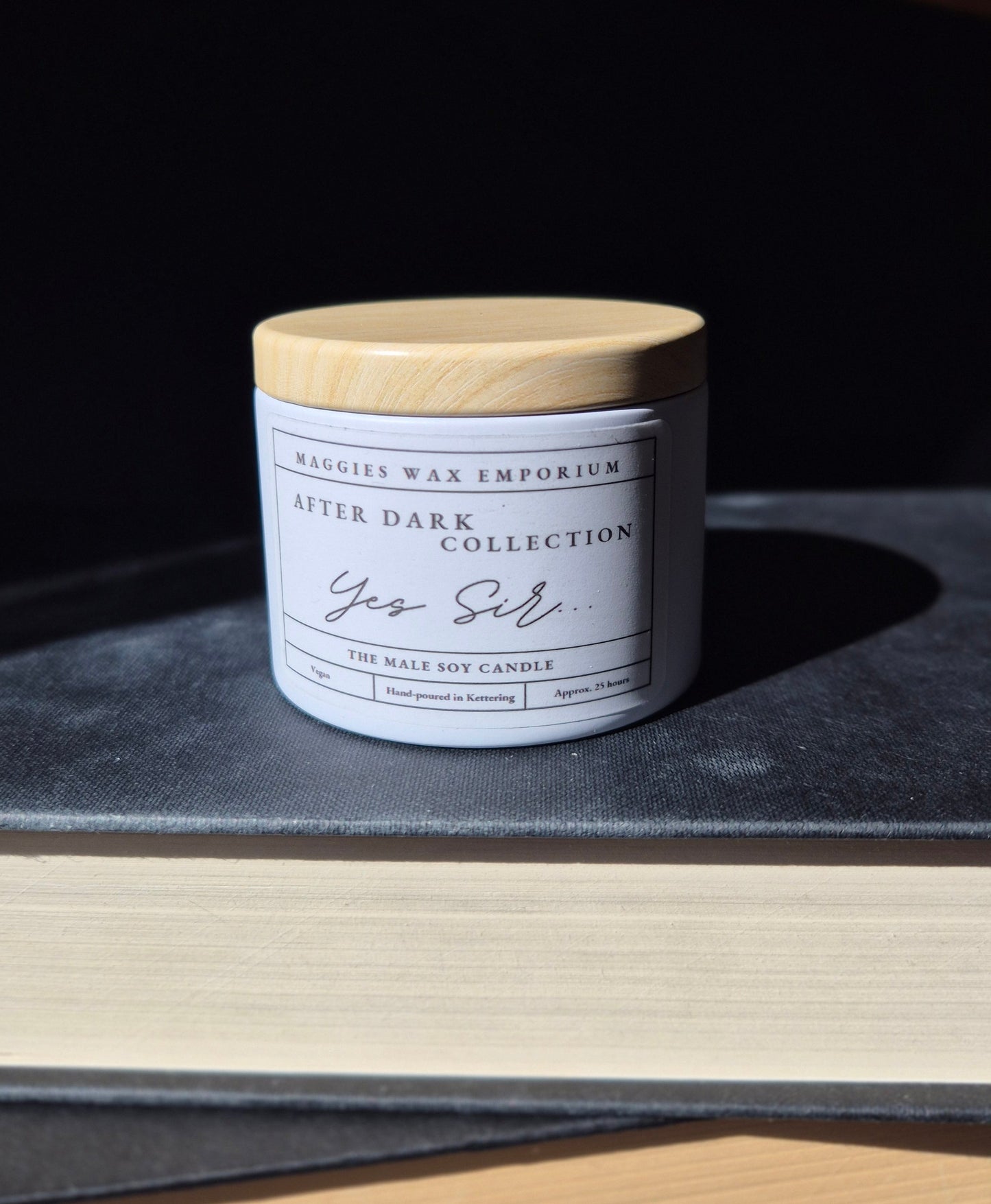 Yes Sir The Male Small Tin Candle - After Dark Collection