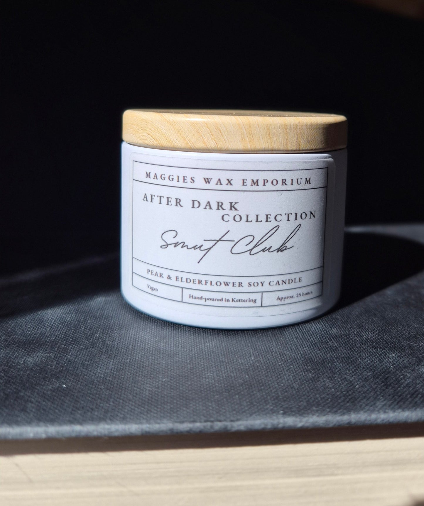 Smut Club Pear & Elderflower Small Soy Candle - After Dark Collection