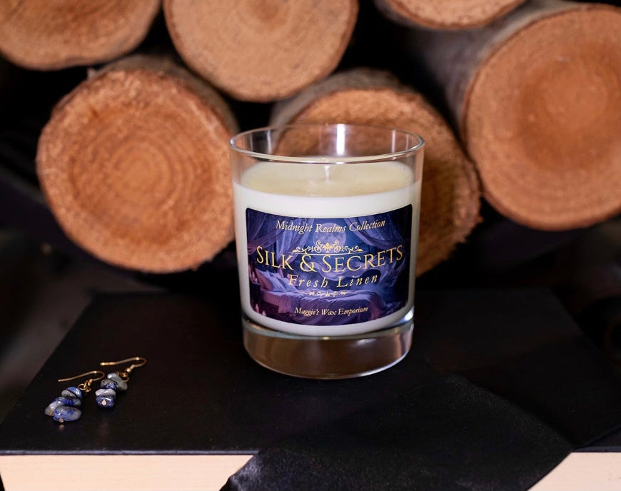 Silk & Secrets Large Soy Wax Candle
